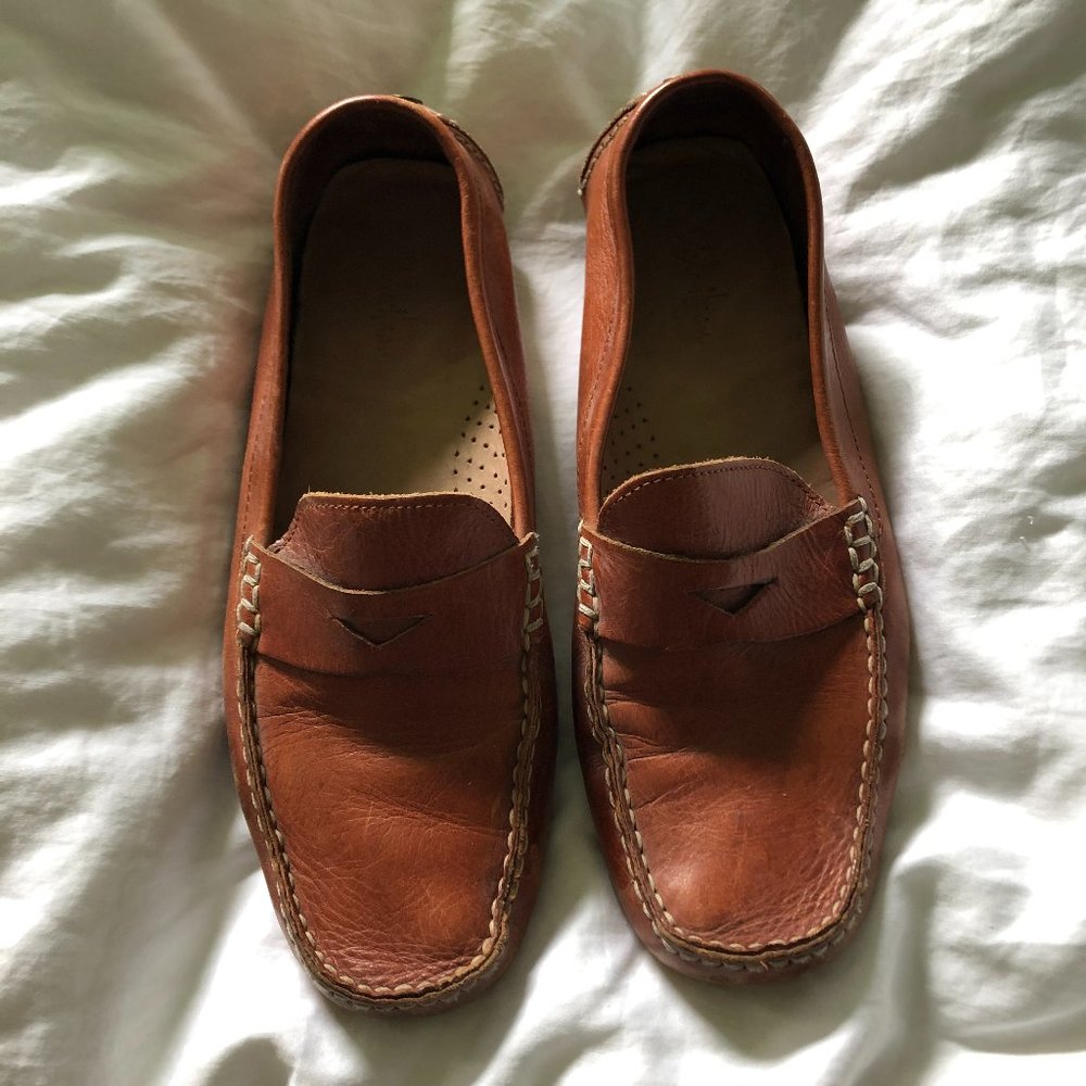 Tan Cole Haan Women’s Trillby Driving Loafer